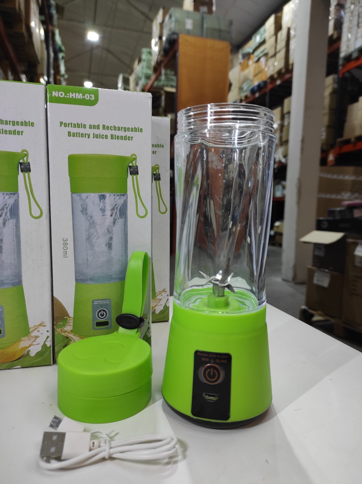 Batidora Licuadora Portable - Verde - Mogoclen