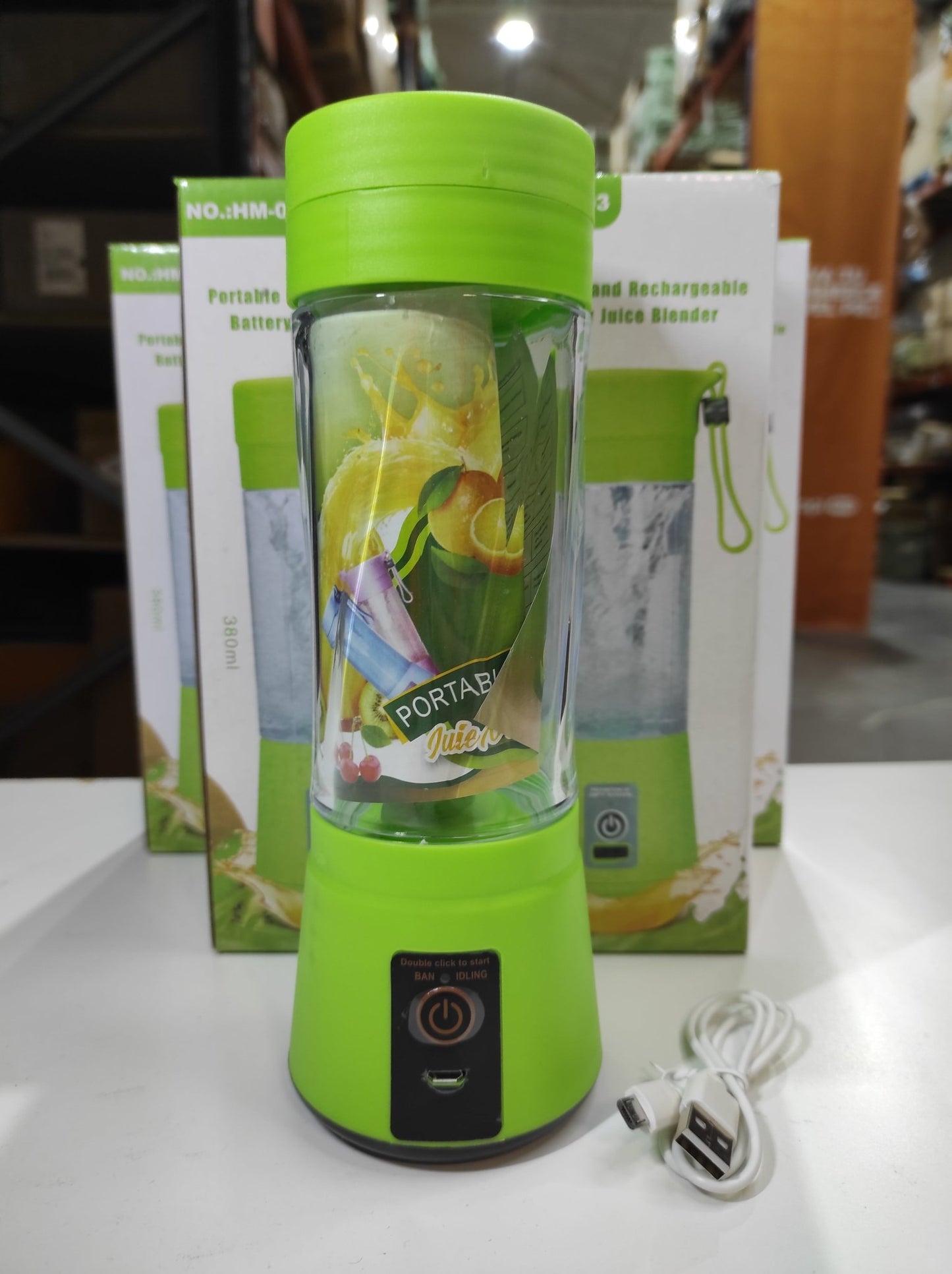 Batidora Licuadora Portable - Verde - Mogoclen