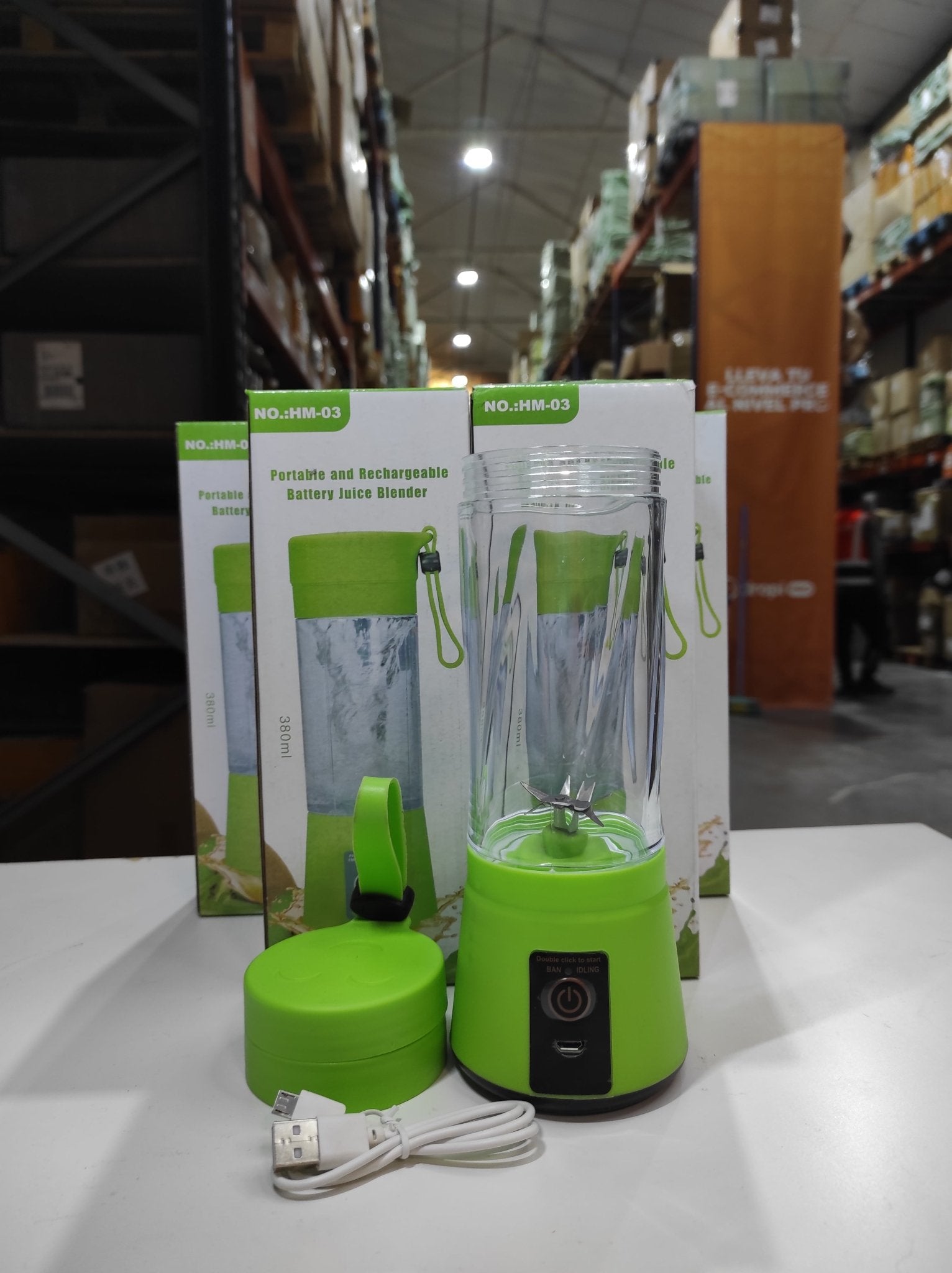 Batidora Licuadora Portable - Verde - Mogoclen