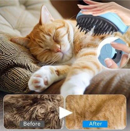Cepillo vapor para mascota (celeste) - Mogoclen