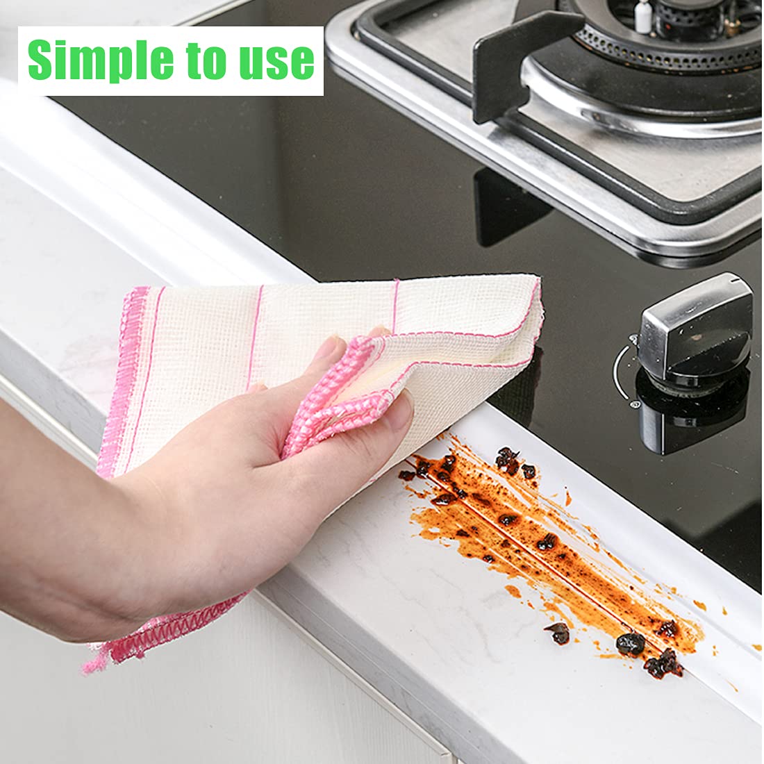 Cinta de sellado autoadhesiva para cocina y baño 38mmx3.35m - Mogoclen