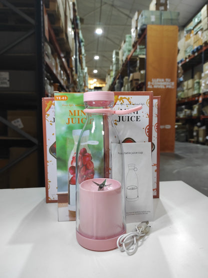 Mini licuadora de vaso portatil rosa - Mogoclen