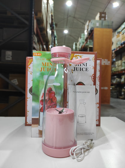Mini licuadora de vaso portatil rosa - Mogoclen
