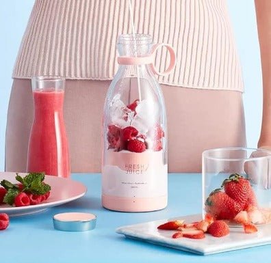Mini licuadora de vaso portatil rosa - Mogoclen