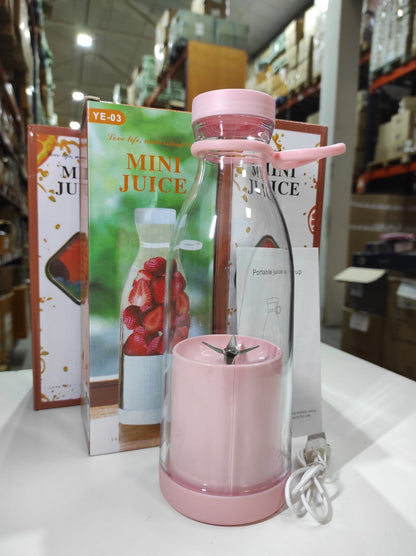 Mini licuadora de vaso portatil rosa - Mogoclen