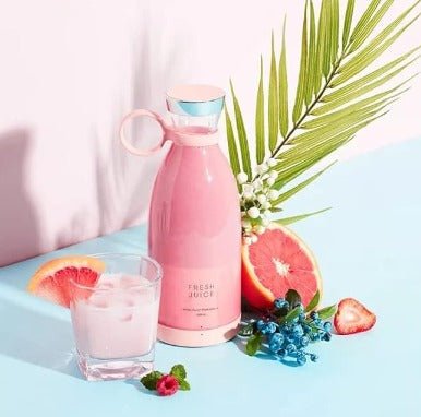 Mini licuadora de vaso portatil rosa - Mogoclen