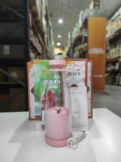 Mini licuadora de vaso portatil rosa - Mogoclen