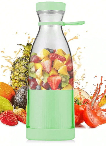 Mini licuadora de vaso portatil verde agua - Mogoclen