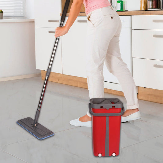 MOPA AUTOLIMPIABLE MÁGICA 360º GIRATORIA CON CUBO PROFESIONAL - Mogoclen