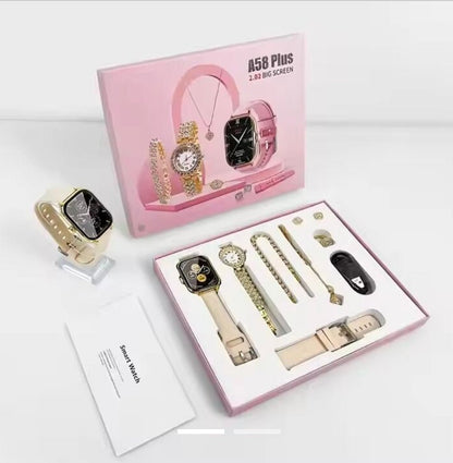 Set SmartWatch Lady (reloj inteligente) - Mogoclen